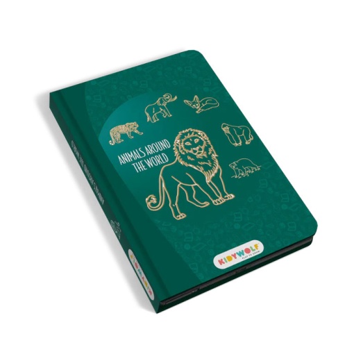 Bloco de desenho com ecrã LCD - Animais Selvagens KIDYWOLF KidyDraw