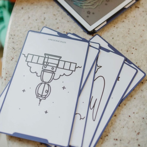 Bloco de desenho com ecrã LCD - Galáxia KIDYWOLF KidyDraw