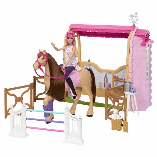 Barbie Mysteries a grande perseguição de cavalos - estábulo Mattel