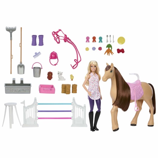 Barbie Mysteries a grande perseguição de cavalos - estábulo Mattel