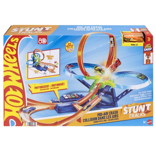 Hot Wheels Stunt Tracks pista multi crash MATTEL