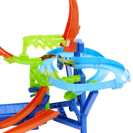 Hot Wheels Stunt Tracks pista multi crash MATTEL