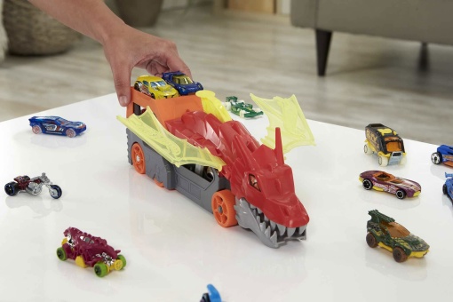 Hot Wheels City dragão transportador MATTEL