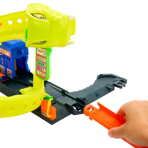 Hot Wheels City ataque espiral da serpente MATTEL