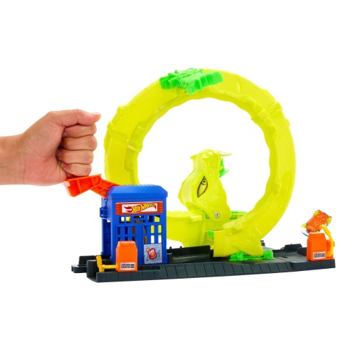 Hot Wheels City ataque espiral da serpente MATTEL