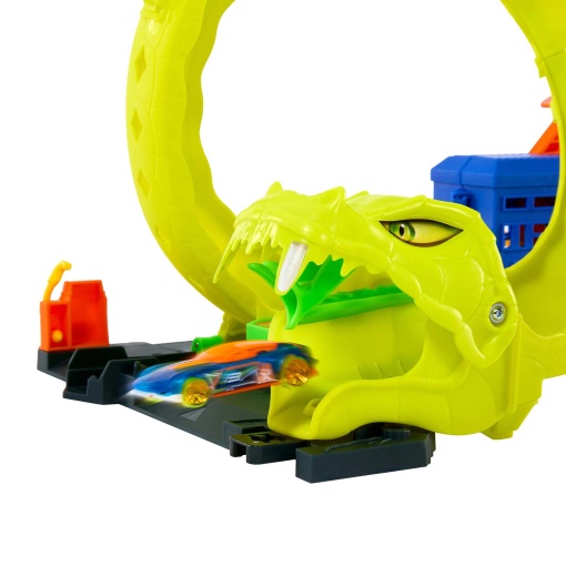 Hot Wheels City ataque espiral da serpente MATTEL