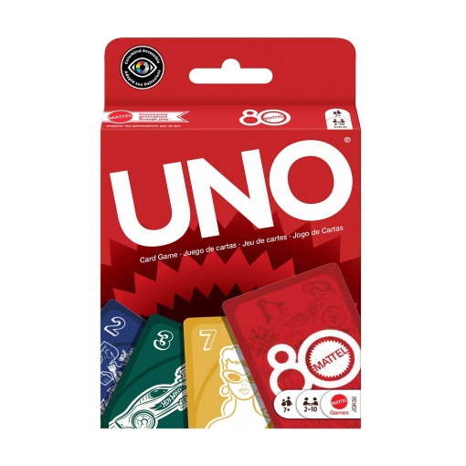 UNO 80th Ruby Red MATTEL Games