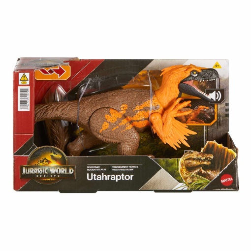Jurassic World Rugido Selvagem Utahraptor 28cm MATTEL