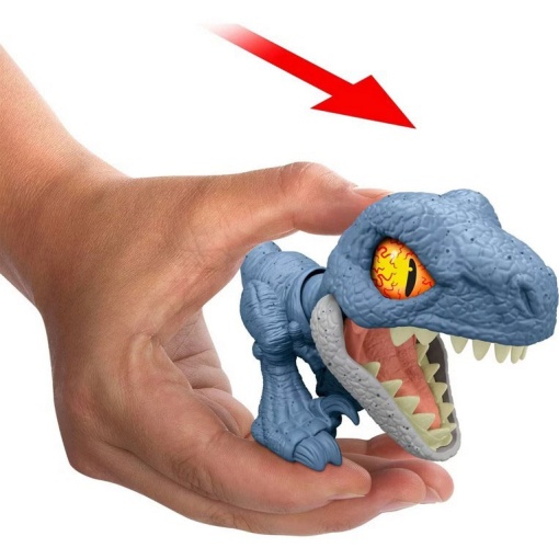 Jurassic World Mighty Little Biters Velociraptor 7cm MATTEL