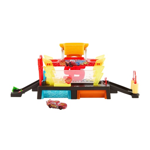 Disney Pixar Cars túnel de lavagem com mudança de cor MATTEL