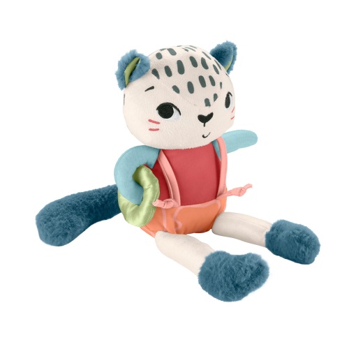 Peluche leopardo das neves Fisher-Price Planet Friends Mattel HKD64
