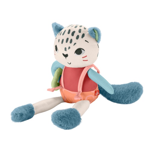 Peluche leopardo das neves Fisher-Price Planet Friends Mattel HKD64