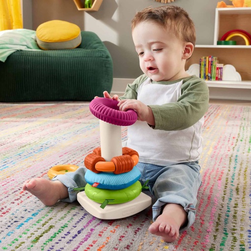 Pirâmide de argolas sensorial FISHER-PRICE MATTEL