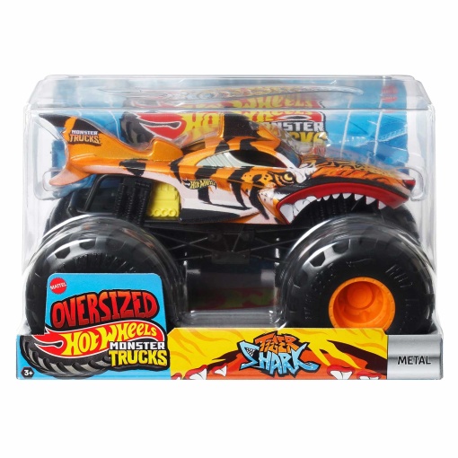 Hot Wheels Monster Truck metalizado Tiger Shark MATTEL