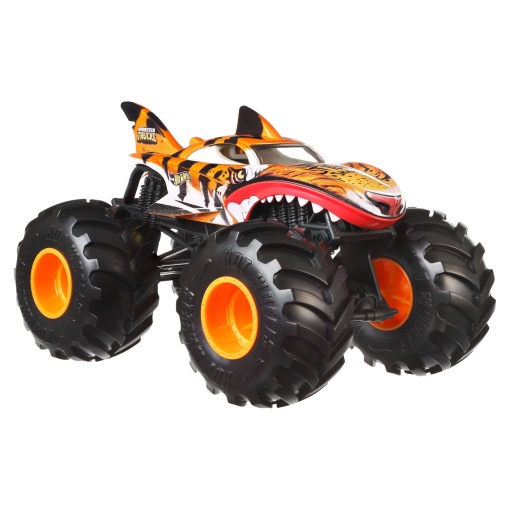 Hot Wheels Monster Truck metalizado Tiger Shark MATTEL