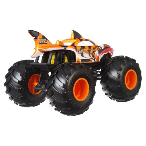Hot Wheels Monster Truck metalizado Tiger Shark MATTEL