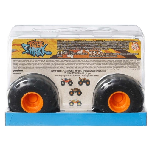 Hot Wheels Monster Truck metalizado Tiger Shark MATTEL