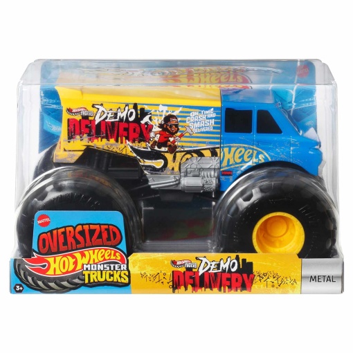 Hot Wheels Monster Truck metalizado Demo Delivery MATTEL
