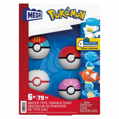Mega Pokémon Water-Type Trainer Team MATTEL JCT42