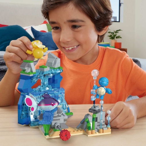 Mega Pokémon Construx Aventura Aquática 319 peças MATTEL