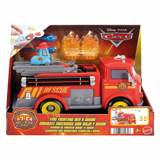 Disney Pixar Cars camião de bombeiros e Guido MATTEL