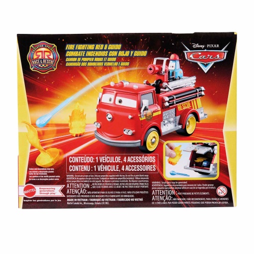 Disney Pixar Cars camião de bombeiros e Guido MATTEL