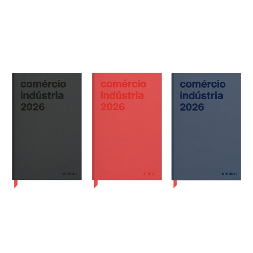 Agenda diária A4 2026 AMBAR Comércio e Indústria sortido