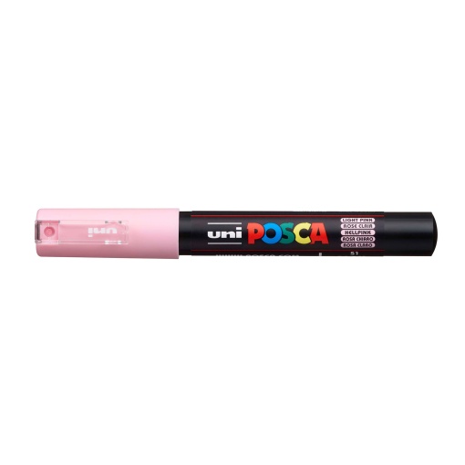 Marcador POSCA PC-1M extra fino 0,7mm rosa claro 51