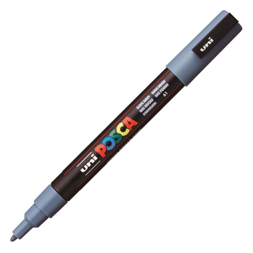 Marcador UNI POSCA PC-3M fino 0,9-1,3mm cinza 61