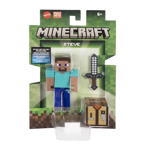 Minecraft figura Steve 8cm MATTEL