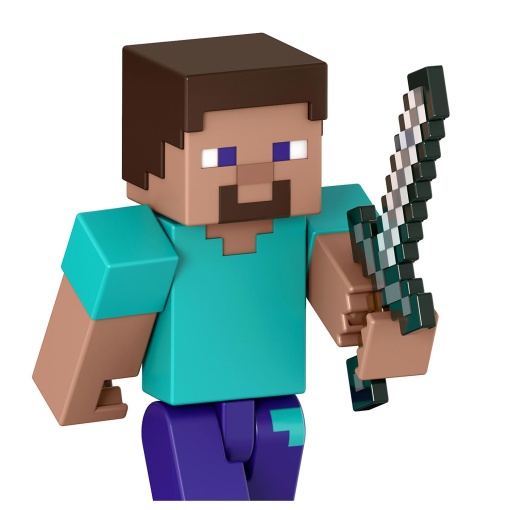 Minecraft figura Steve 8cm MATTEL