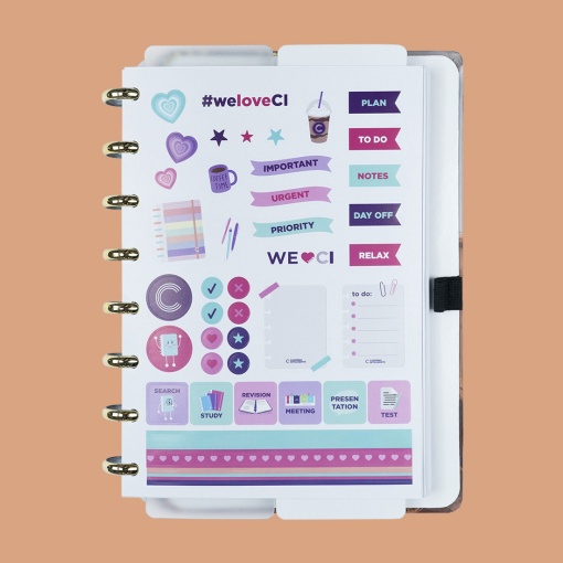 Caderno inteligente A5 pautado Jasper