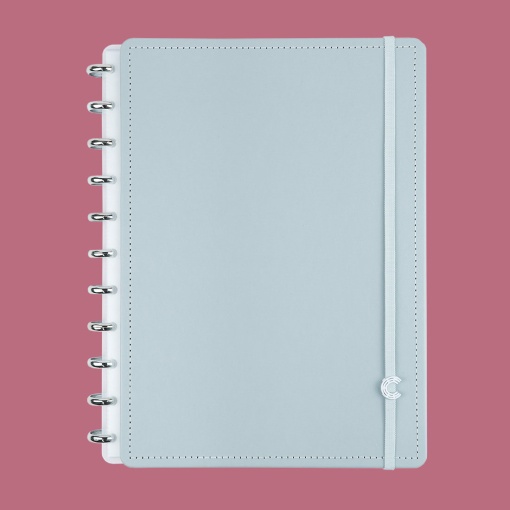 Caderno inteligente grande (215x280mm) pautado Glacial