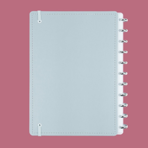 Caderno inteligente grande (215x280mm) pautado Glacial
