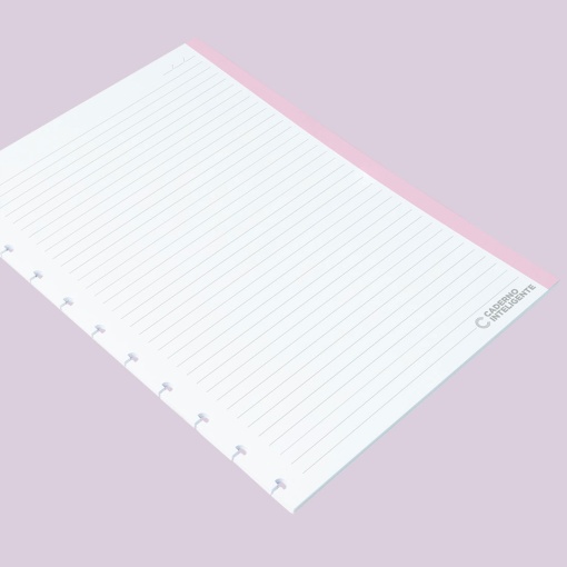 Recarga para CADERNO INTELIGENTE grande 215x280mm ColorCode pautado 60 folhas 90g