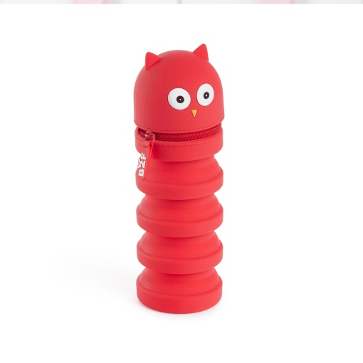 Estojo escolar de silicone extensível MIQUELRIUS Growing Pets Coruja
