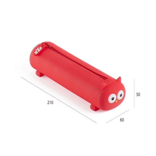 Estojo escolar de silicone MIQUELRIUS Keep Calm Coruja