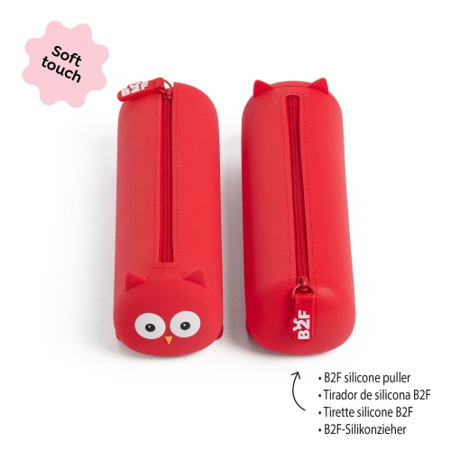 Estojo escolar de silicone MIQUELRIUS Keep Calm Coruja