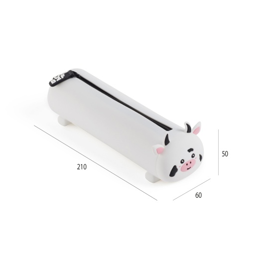 Estojo escolar de silicone MIQUELRIUS Keep Calm Vaquinha
