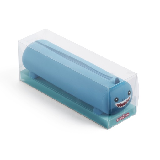 Estojo escolar de silicone MIQUELRIUS Keep Calm Tubarão