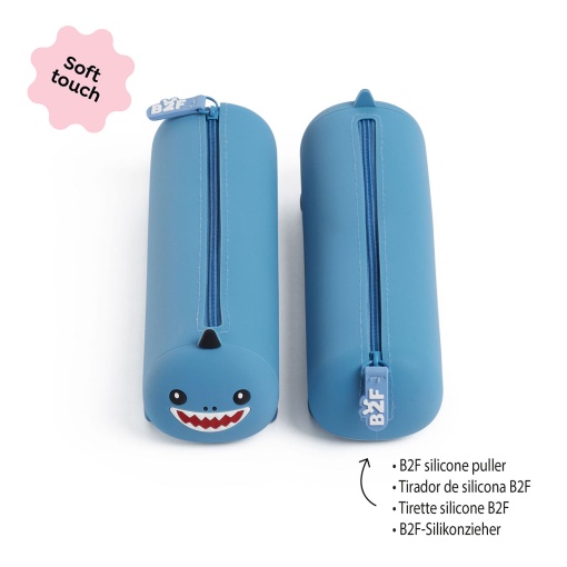 Estojo escolar de silicone MIQUELRIUS Keep Calm Tubarão
