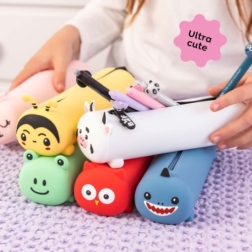 Estojo escolar de silicone MIQUELRIUS Keep Calm Rã