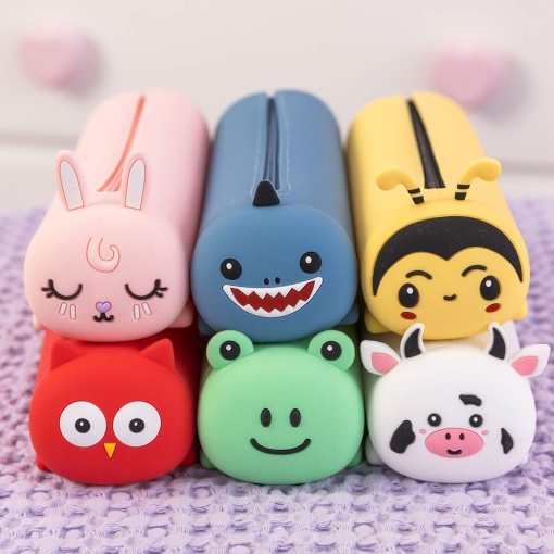 Estojo escolar de silicone MIQUELRIUS Keep Calm Rã