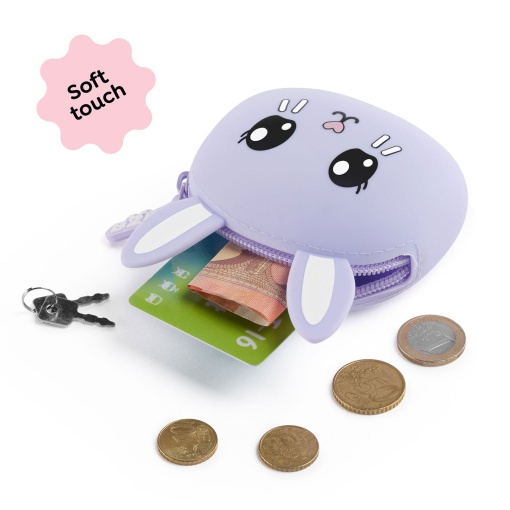 Porta-moedas de silicone MIQUELRIUS Puppies coelho