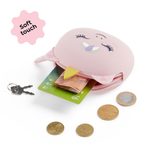 Porta-moedas de silicone MIQUELRIUS Puppies unicórnio