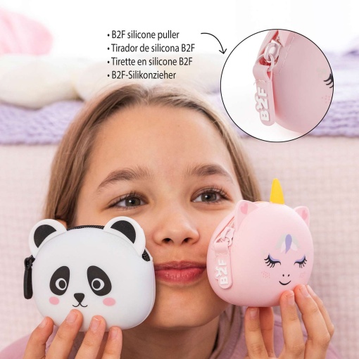 Porta-moedas de silicone MIQUELRIUS Puppies unicórnio