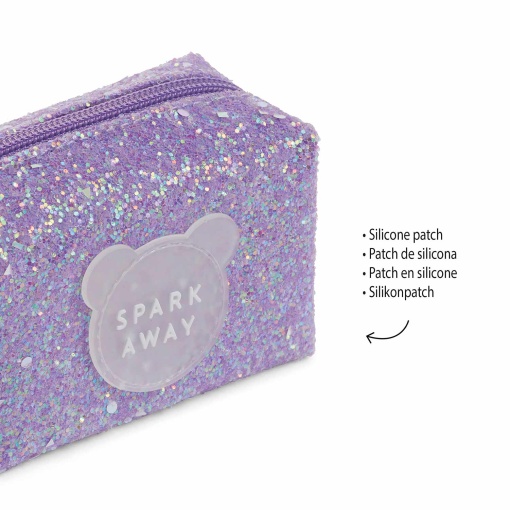 Porta-moedas purpurina MIQUELRIUS Spark Away lilás