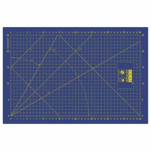 Base de corte IDEAS 45x30cm azul