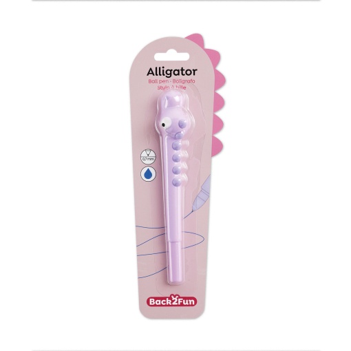 Esferográfica MIQUELRIUS Back2Fun Crocodilo lilás