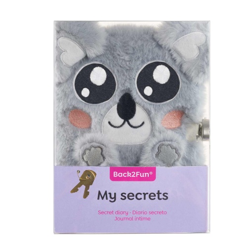 Diário secreto de pelúcia MIQUELRIUS Back2Fun Coala
